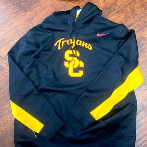 Nike USC Trojans Sweatshirt Mens XL Pullover Hoodie Therma Fit